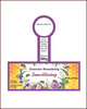 Honigglasetiketten mit Steg, “Sommerblütenhonig“, Wabenrand lila, 500g, selbstklebend, 100 Stück