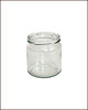 Rundglas für Twist-off 82, ohne Deckel, 405 ml, mit Gefache